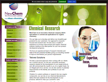 Tablet Screenshot of newchemtechnologies.com
